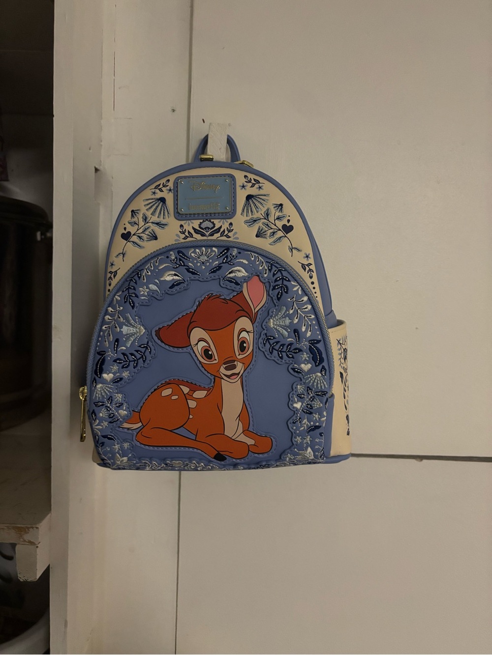 Loungefly Disney Bambi Mini Backpack - Blue and Cream